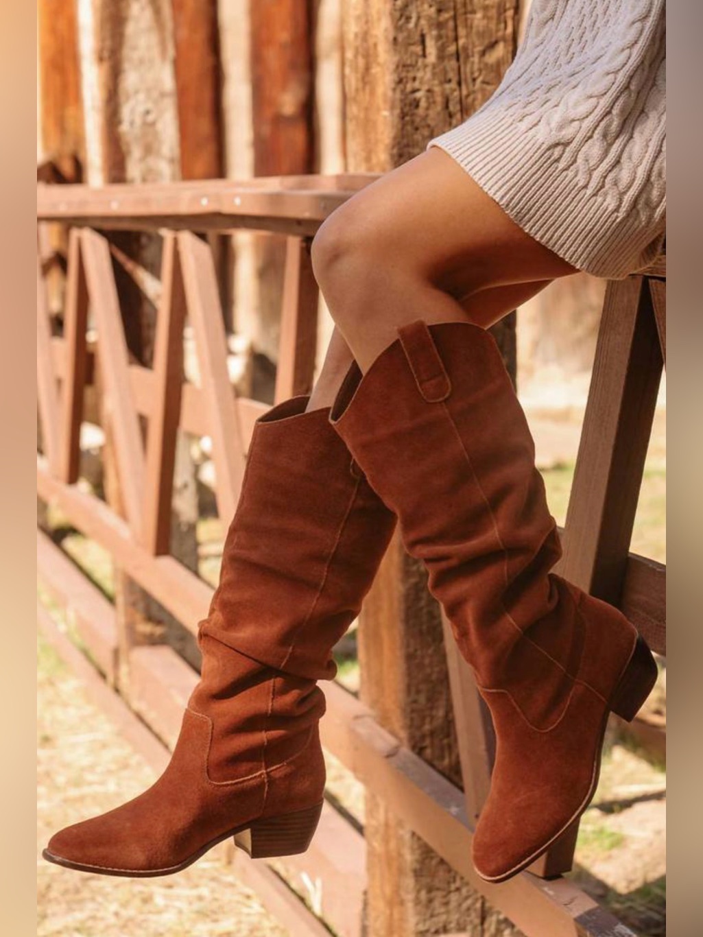 Mia Tall Slouchy Suede Boot